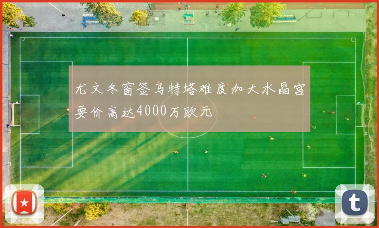 尤文冬窗签马特塔难度加大水晶宫要价高达4000万欧元